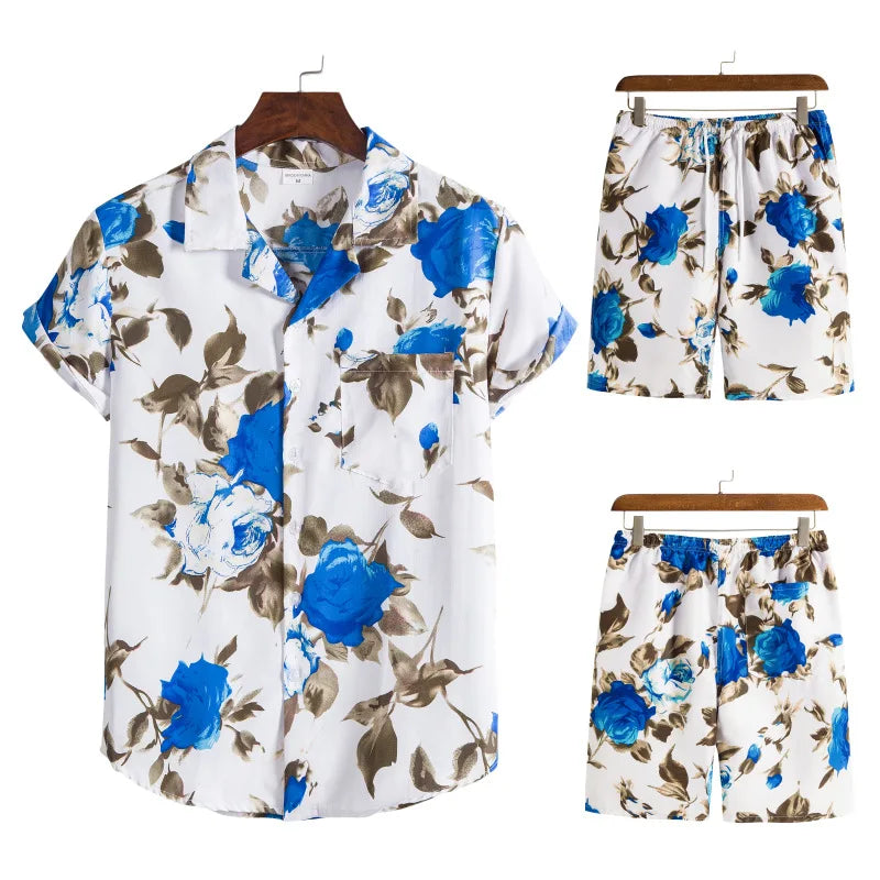 Stylish fit men beach shorts set