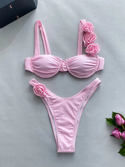 Flower Diva two piece swimsuit