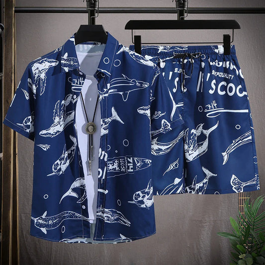 Men vacay Beach shorts Set