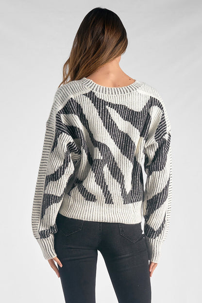 Sweater Crew Neck Printed