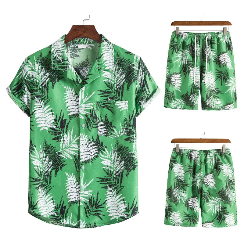 Stylish fit men beach shorts set