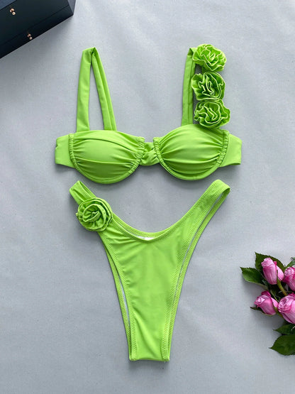 Flower Diva two piece swimsuit