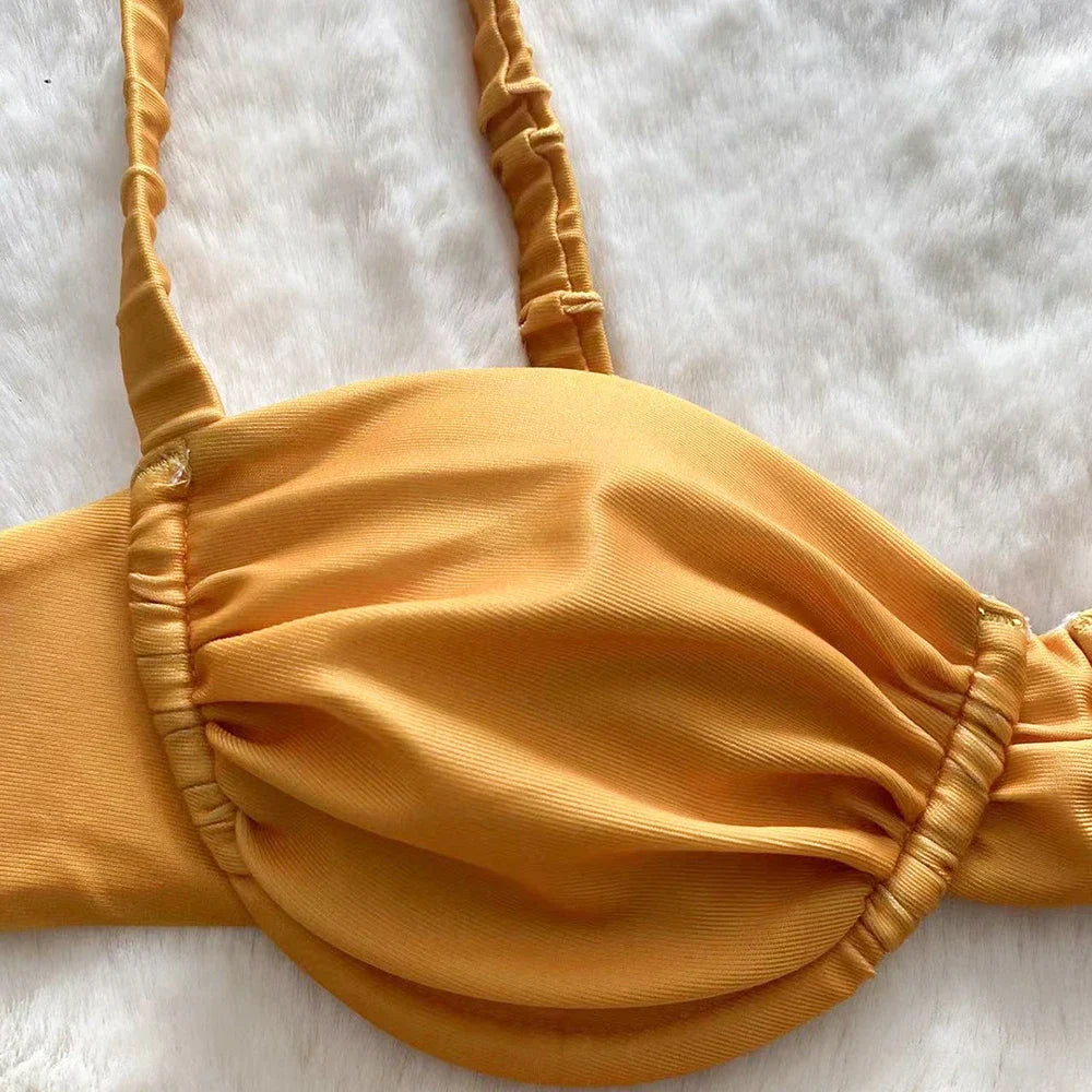 Golden Girl two piece swimsuit
