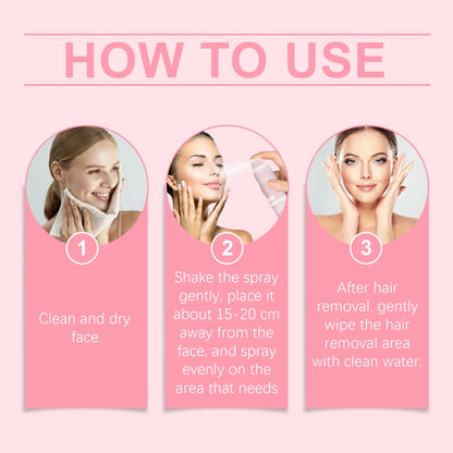 1/2/3 PCS Hair Identifier Spray For Face,to Show Facial Hair