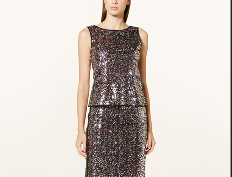 Max Mara Weekend Didi Sequinned Party Top