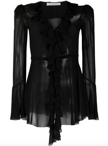 Philosophy Di Lorenzo Serafini Viscose Georgette Blouse