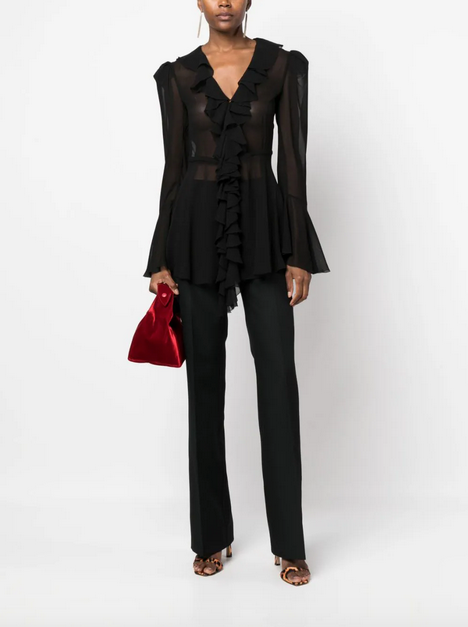 Philosophy Di Lorenzo Serafini Viscose Georgette Blouse