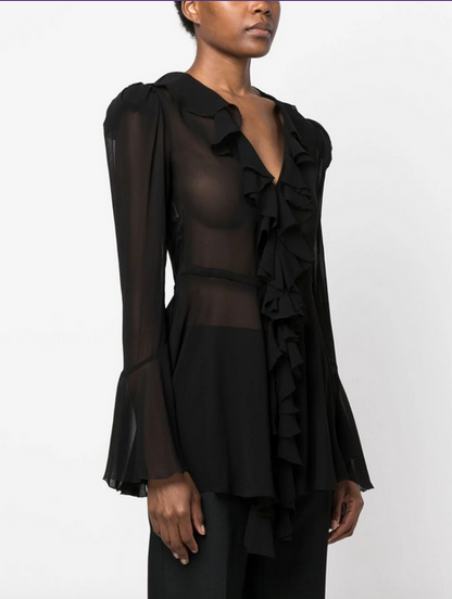 Philosophy Di Lorenzo Serafini Viscose Georgette Blouse