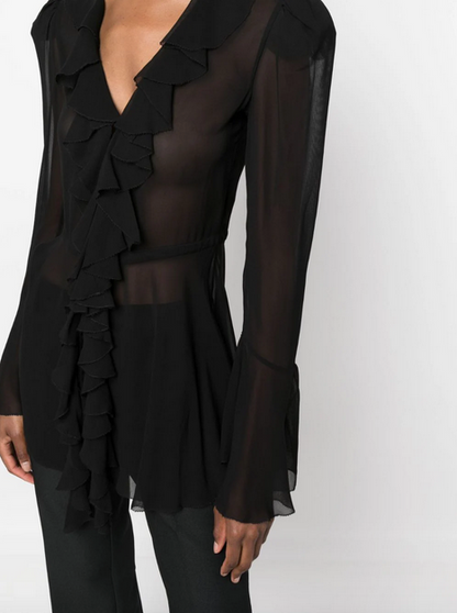 Philosophy Di Lorenzo Serafini Viscose Georgette Blouse