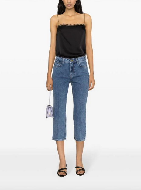 Philosophy di Lorenzo Serafini Lace Trim Satin Camisole