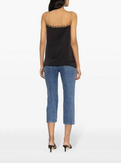 Philosophy di Lorenzo Serafini Lace Trim Satin Camisole