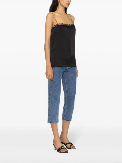 Philosophy di Lorenzo Serafini Lace Trim Satin Camisole