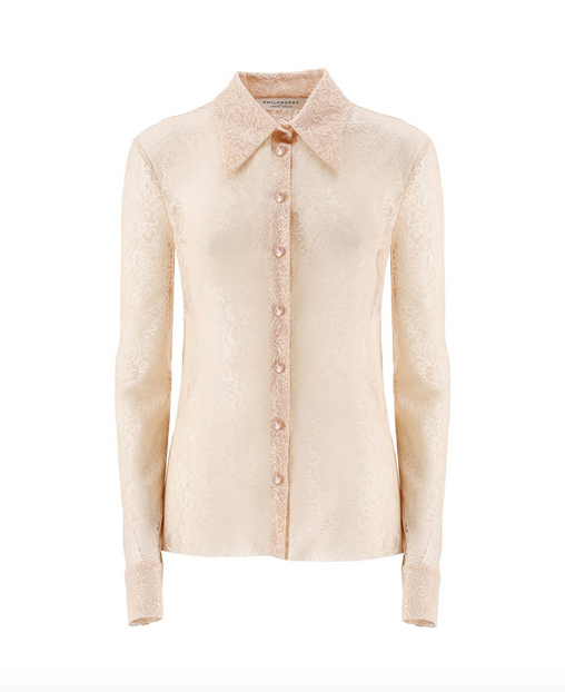 Philosophy di Lorenzo Serafini Natural Lace Shirt