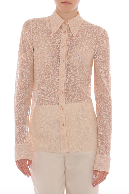 Philosophy di Lorenzo Serafini Natural Lace Shirt