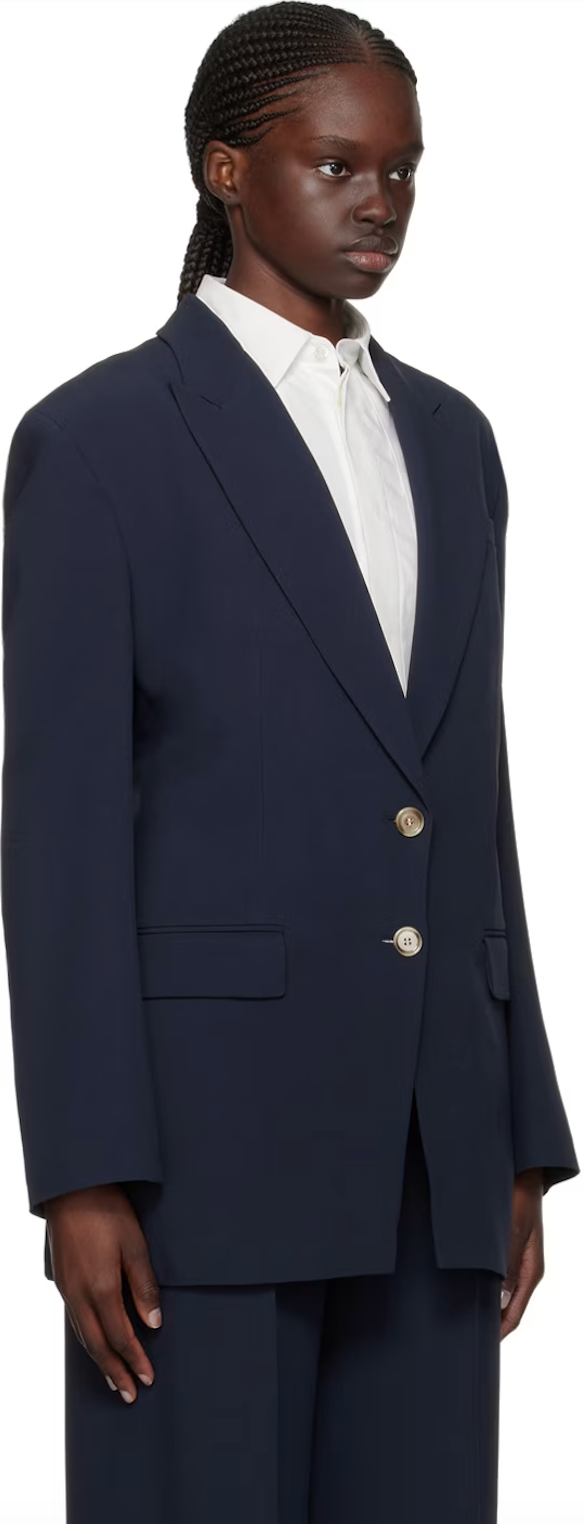 Hugo Boss Jabuckle1 Backless Navy Blazer