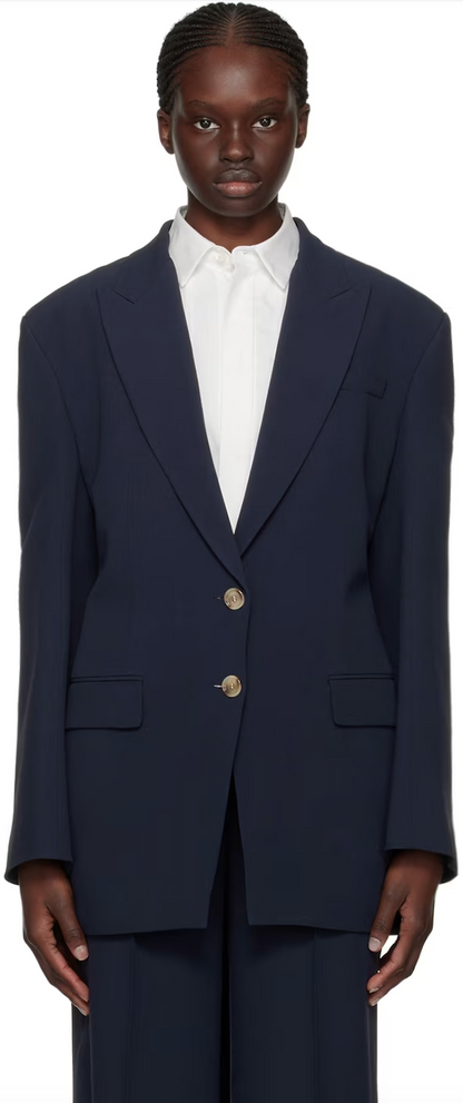 Hugo Boss Jabuckle1 Backless Navy Blazer