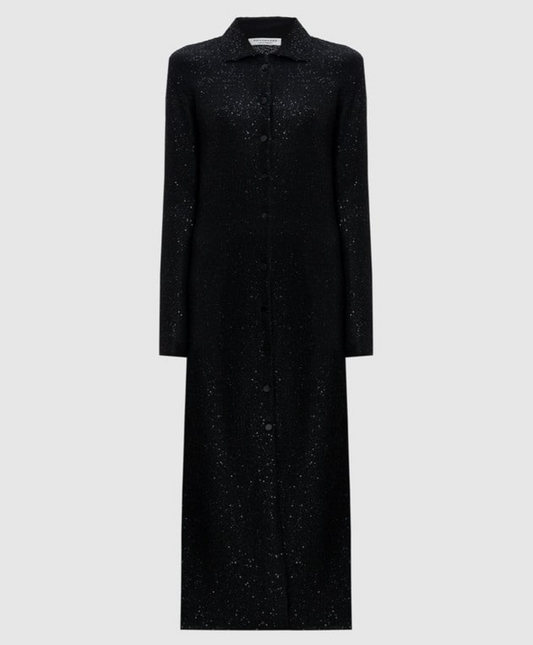 Philosophy di Lorenzo Serafini Seqinned Shirt Maxi Dress