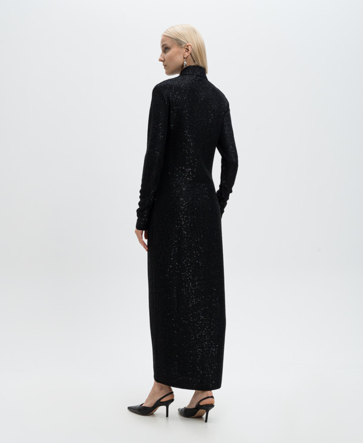 Philosophy di Lorenzo Serafini Seqinned Shirt Maxi Dress