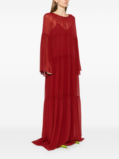 Philosophy di Lorenzo Serafini Red Evening Gown