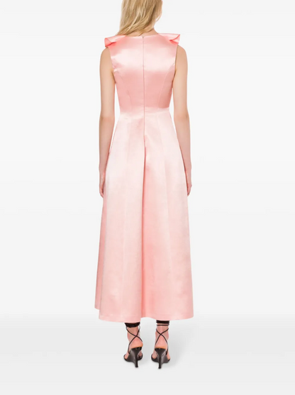 Philosophy di Lorenzo Serafini Pink Duchese Silk Dress