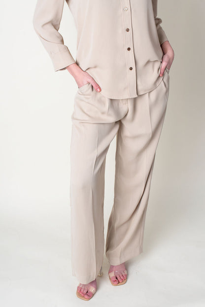 Jules High Waist Wide Leg Trousers
