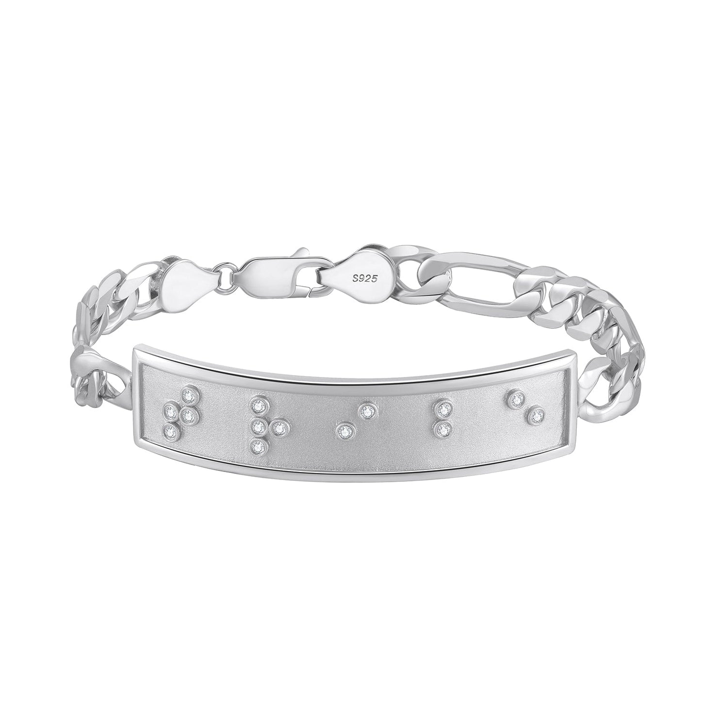 Touchstone Tribe ID Link Bracelet in Silver