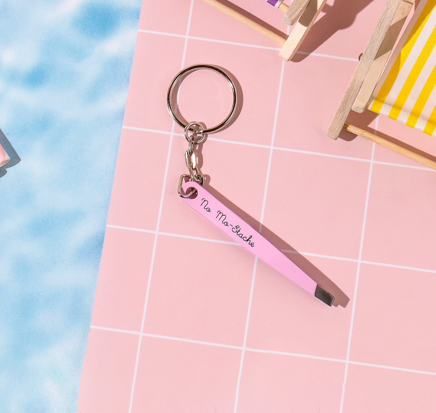 Mini Tweezer Keychain