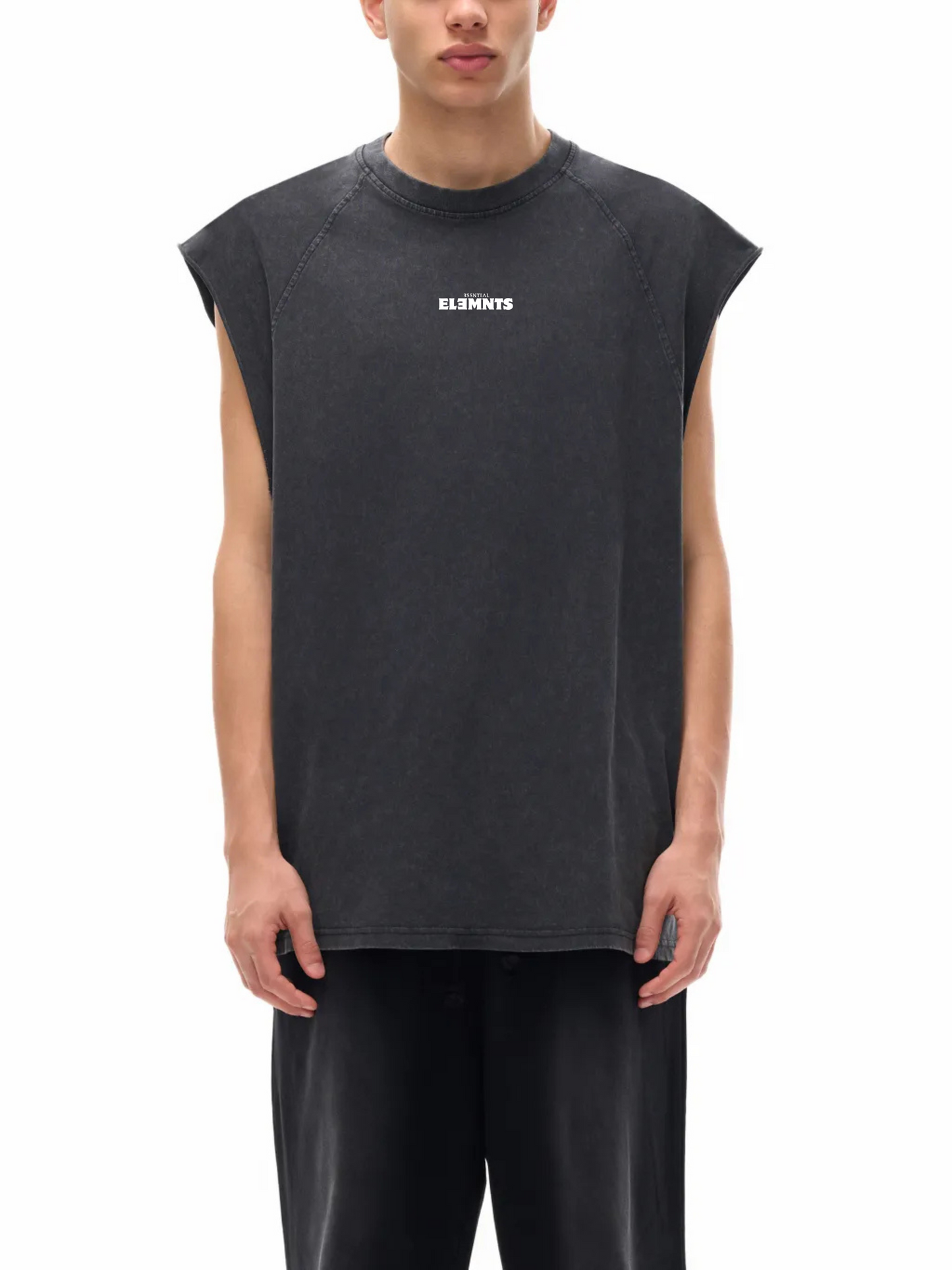 ESSNTIAL ELEMNTS Unisex 275G Snow Washed Tank Top