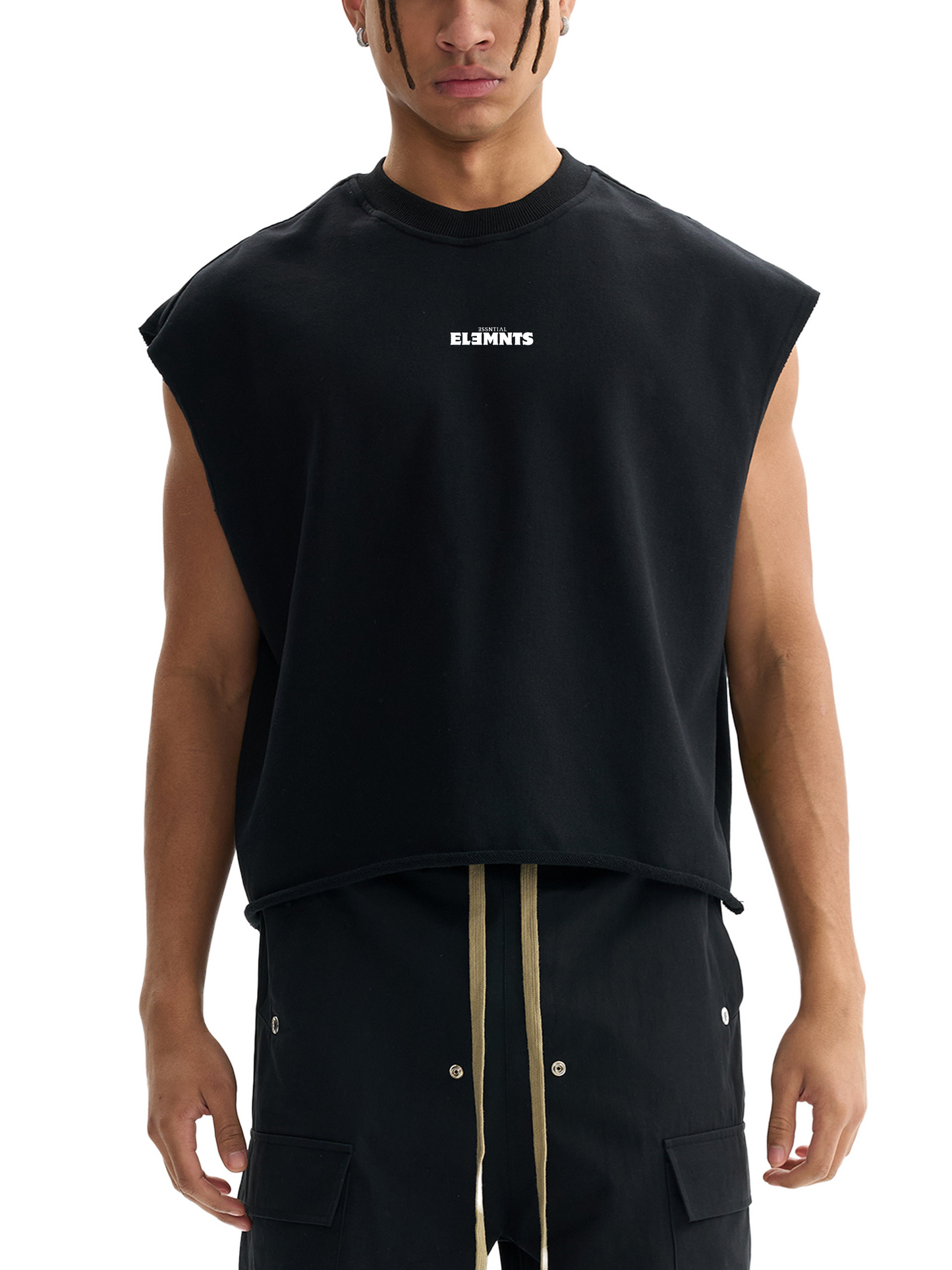 ESSNTIAL ELEMNTS Unisex 340G French Terry Boxy Tank Top