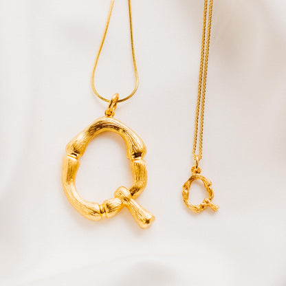 Vintage Mini Alphabet Necklace