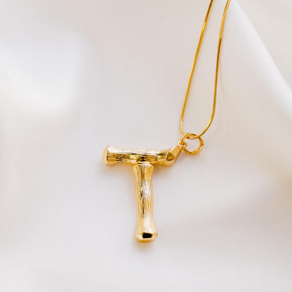 Vintage Oversized Alphabet Necklace