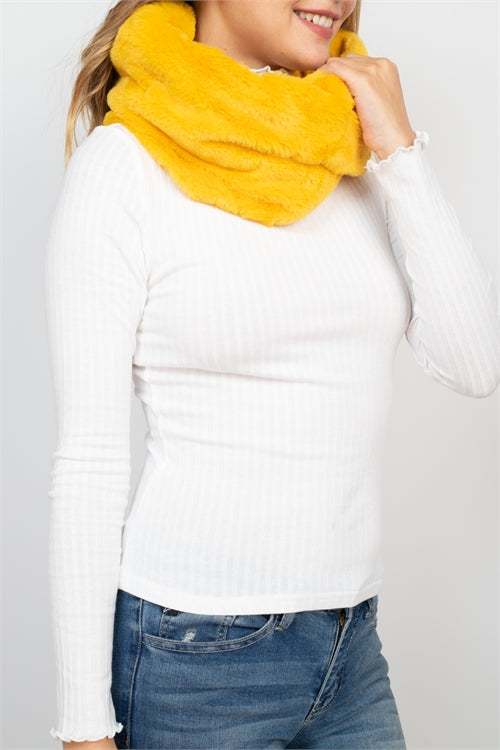 Faux Fur Infinity Scarf