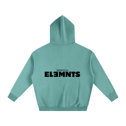 ESSNTIAL ELEMNTS Unisex 350G OS Solid Color Fleeced Hoodie
