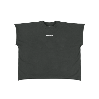 ESSNTIAL ELEMNTS Unisex Raw Edge Boxy Non-Shrink Tee