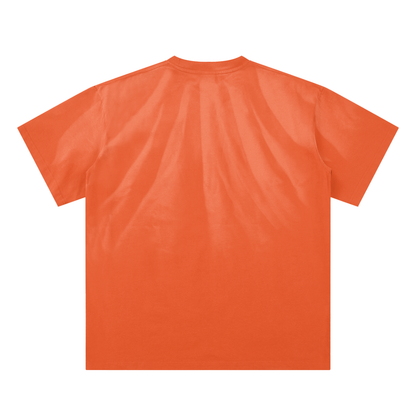 ESSNTIAL ELEMNTS Unisex 250G Hand-Scrunched Faded Tee