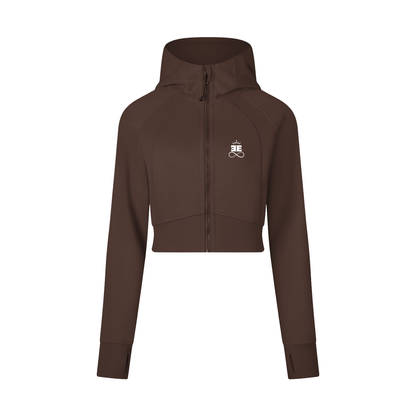 ESSNTIAL ELEMNTS Women's 320G Crop Street Hoodie