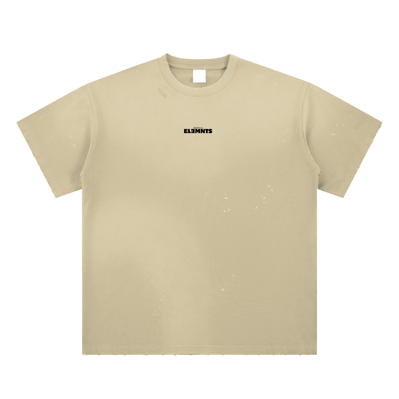 ESSNTIAL ELEMNTS Unisex 250G Paint Splatter Faded Tee
