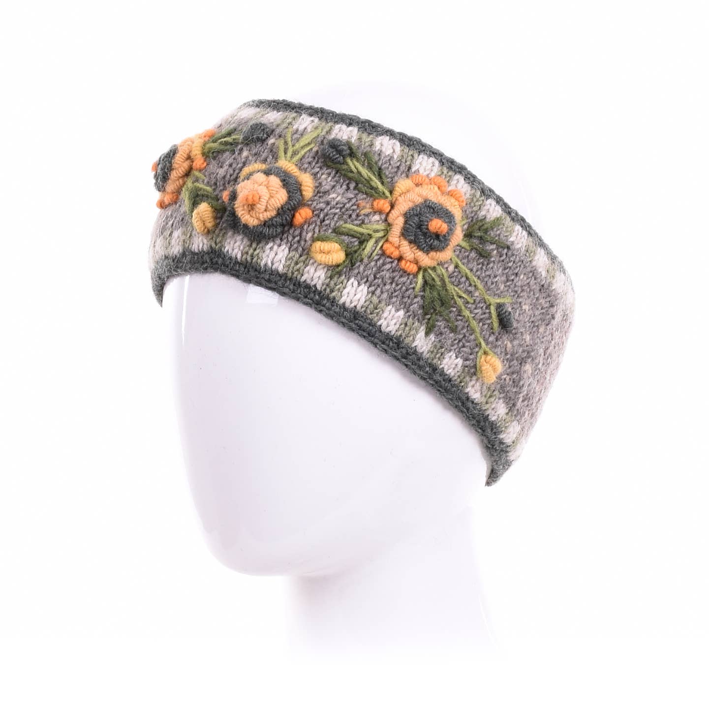 Aubrey  - women's wool knit headband: Begonia