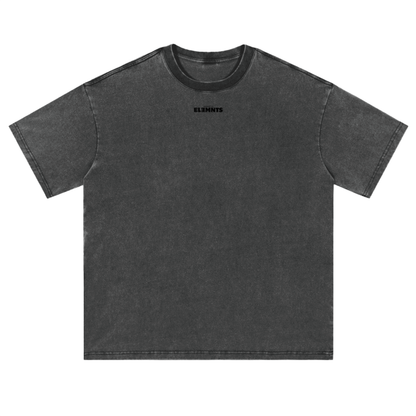 ESSNTIAL ELEMNTS Unisex Fluffy Vintage Washed Tee