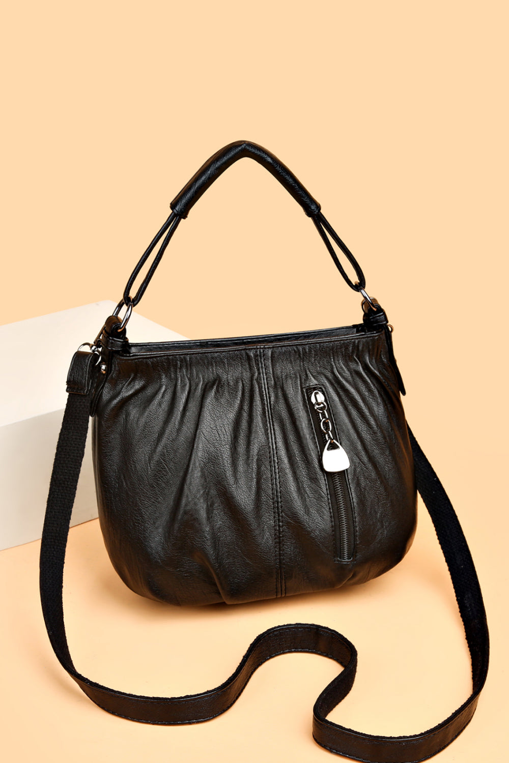 Medium PU Leather Handbag