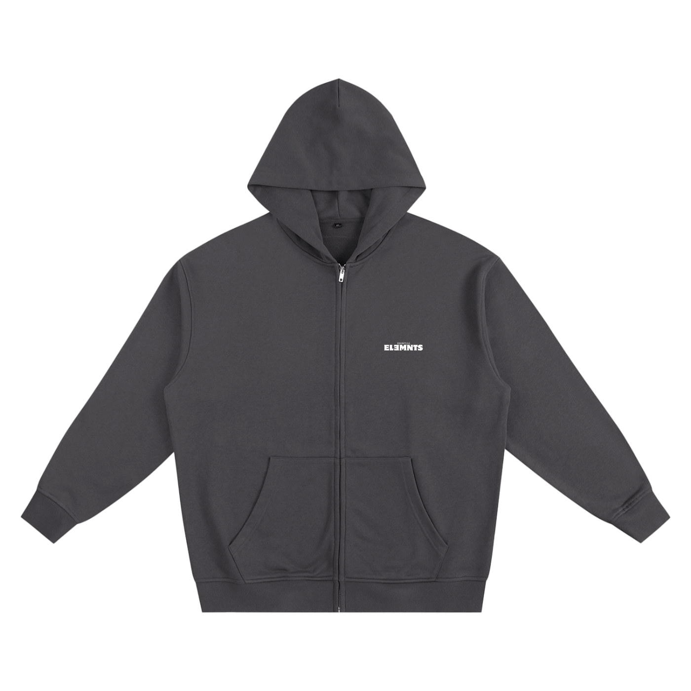 ESSNTIAL ELEMNTS Unisex 400G Heavy Zip-up Hoodie