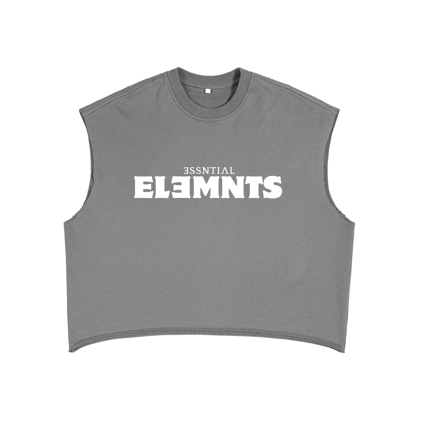 ESSNTIAL ELEMNTS Unisex 340G French Terry Boxy Tank Top