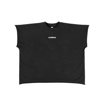 ESSNTIAL ELEMNTS Unisex Raw Edge Boxy Non-Shrink Tee
