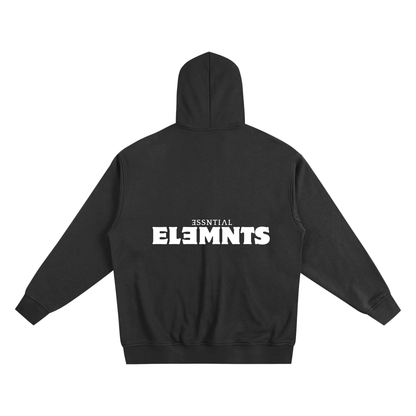 ESSNTIAL ELEMNTS Unisex 400G Heavy Zip-up Hoodie