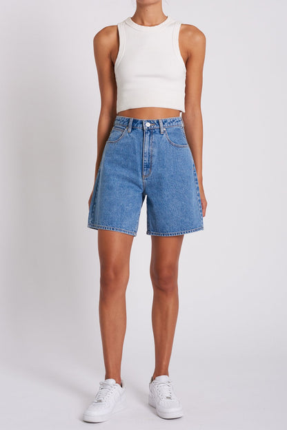 Carrie Long Denim Short