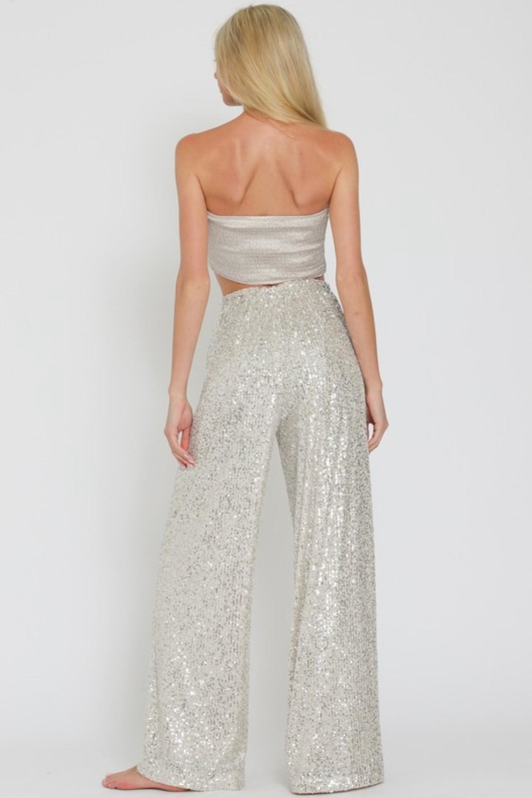 Sequin Pants Set