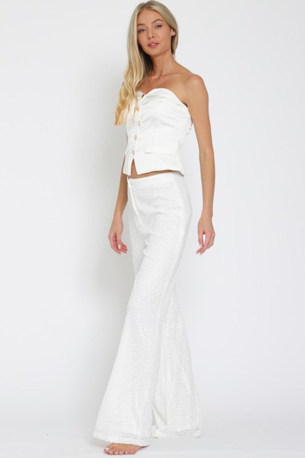 Sequin Pants Set