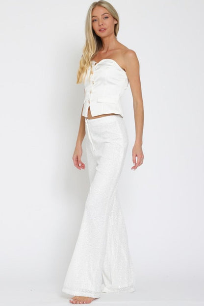 Sequin Pants Set