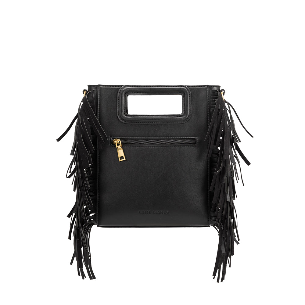 Jamie Black Recycled Vegan Crossbody Bag