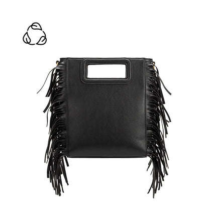 Jamie Black Recycled Vegan Crossbody Bag